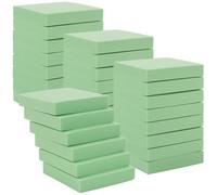 TAICHEUT 30PCS 2 Inch Green Square Rubber Carving Blocks, Linoleum Stamp Making Kit for Printmaking, DIY Crafts