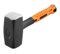 TAICHEUT 4lb Club Hammer, 2kg Lump Sledge Hammer with High Carbon Steel Head and Non-Slip Ergonomic Grip for Home Decoration Industrial Woodworking Operations