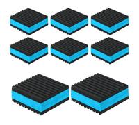 TAICHEUT 8 Pack Rubber Anti Vibration Pads, 2 x 2 x 7/8 Inch Heavy Duty EVA Isolation Mats Reduce Noise Prevent Sliding for Air Compressor HVAC Washer Dryer