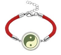 Taichi China Eight Diagram Lucky Red String Bracelet Rope Bracelet Handmade