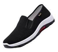 Taichi Shoes,Old Beijing Cloth Shoe,Martial Arts Canvas Footwear,Lightweight Cloth Shoes,Handmade Traditional Chinese Style Shoe,Breathable,for Taichi Practice and Chinese Martial Arts White