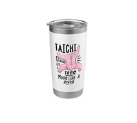 Taichi Stand Like A Tree Move Like A River Martial Arts Stainless Steel Insulated Tumbler
