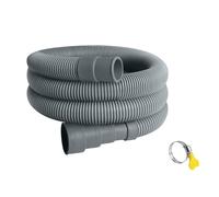 Taicols Collapsible Caravan Drain Pipe, Drain Hose, Washing Machine, Waste Water Hose Extension with Adjustable Adapter, Drain Hose Extension for Washing Machine, Motorhome (2 m)