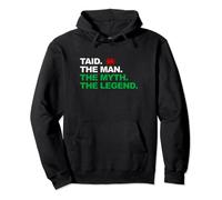 Taid Man Myth Welsh Legend Patriotic Flag Of Wales Pullover Hoodie