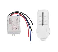Taidda 1/2/3/4 Ways ON/OFF AC180-240V 1000W Remote Control Switch for Day Flower Lamps, Energy-Saving Lights (MR701 Single channel load 1 * 1000W)