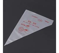 Taidda 100pcs Food Grade Plastic Icing Piping Bag for Fondant Cake Decorating, Durable Thicken Pastry Bag, Non- Material, Easy to Use, Perfect for Baking Enthusiasts (Large Size for Straight Handle)