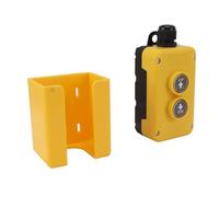 Taidda 12V DC Dump Trailer Remote Control Easy-to-Use 3 Wire 4 Wire Up and Down Switch, Wall Mount Bracket for Dump Trailers, Electric Sanitation Trucks, 1 X Shell