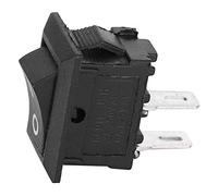 Taidda 2-Pin Switch Rocker On/Off KCD11 Black 20PCs Household Appliances Accessories for Various Industrial Equipment, Instruments, and Test Stands Plastic