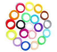 Taidda 20 Rolls 3D Pen Filament PLA Smoothing Printing Experience 10.9yd Length for Art Lover