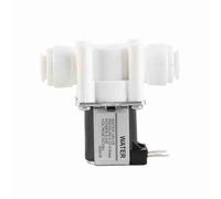 Taidda 24VDC N/C Premium Plastic Electric Solenoid Valve for Water Purifier Control 3/8 PE Pipes, Compact Structure, Light Weight, Easy to Assemble, Suitable for Water Purifier