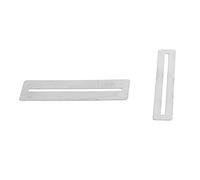 Taidda 2Pcs Guitar Fretboard Guard Metal Instrument Accessory for Repairing, Protecting Tool for Guitar Bass Fingerboard, Premium Metal