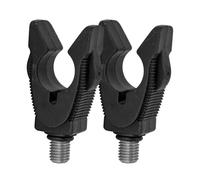 Taidda 2Pcs Silicone Fishing Rod Holder, Elastic Anti Slip Windproof Support Head with Simple On Design, for Carp Fishing Boat Kayak Truck Wall Outdoor (2pcs)