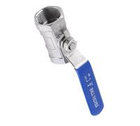 Taidda 304 Stainless Steel 1pc Female Threaded Ball Valve Rust Protection for Long Service Life (3/4" (6 Points))