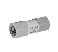 Taidda 304 Stainless Steel High Pressure Hex Split Check Valve for Sealing Ability and Connection, 1/8-1/2inch BSPP, for Various Applications (3/8")