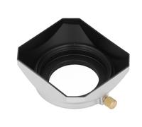 Taidda 37mm Lens Hood Protective Square Shade Sun Shield for Digital Camera Aluminum Alloy Matte Finish Lens Hood for Night Photography and Image Sharpness for 25mm and Above Length Users