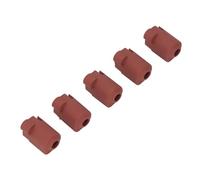 Taidda 3D Printer Hotend Silicone Sock Insulated Anti Scald Nozzle Cover for Clean Printing for 3D Printer Users 5 Pieces Brownish Red
