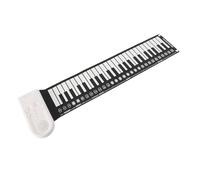 Taidda 49 Keys Portable Electronic Piano Keyboard for Kids Beginners, with Teaching Function, for Children Kids Beginners (White)