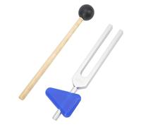 Taidda 528Hz Frequency Tuning Fork Lightweight Portable Kit for Yoga Meditation, Stainless Steel, Wood for Relaxation Seekers (528Hz)