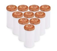 Taidda 5Pcs Pool Cue Tips, Billiard Cue Ferrules, Screw On Replacement Tips with 12MM 13MM Outer Diameter & Prime Polystyrene Construction, Ideal for Stick (13mm & 10pcs)