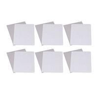 Taidda 6 Set White Puzzles for Life Photo, Easy Assembly Sublimation Blanks Puzzle, Safe and Durable Material, Ideal Family, Friends, 13x18cm Size