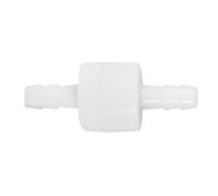 Taidda 6mm Plastic 1-Way Inline Check Valve, Safe and Easy to Install, Prevent Backward for Fuel Pumps, Fit for Equipment