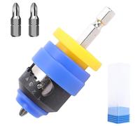 Taidda 7 Level Adjustable Screw Setter, Deep Control Magnetic Holder Bits with Electric Impact Drill Conversion, Countersinking Clutch, Drill Attachment for Drywall, Decks, Plywood