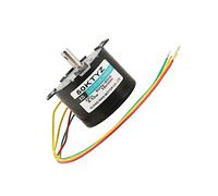 Taidda AC220V 5-50RPM Low Noise Synchronous Motor for Instrument Automation Control, Metal Gear (10 turns)