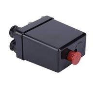 Taidda Air Compressor Pressure Switch Durable Controller for Various Air Compressors with Adjustment Button for Easy Operation for Home Garage Workshop (Single Hole)