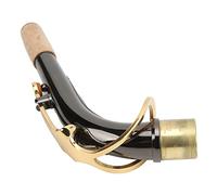 Taidda Alto Saxophone Bend Neck Superior Tone and Easy Maintenance for Sax Players Black Plated for Saxophones Accessory