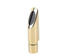 Taidda Alto Saxophone Metal Mouthpiece Durable with Melodious Sound for Jazz Performance, 2 Pads, for Professional Players
