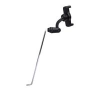 Taidda Alto Saxophone Phone Holder, 4x4mm Square Interface 9cm Maximum Opening Sax Phone Mount with ABS Carbon Steel, for Performance Practice and Marching Bands