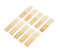 Taidda Alto Saxophone Woodwind Accessories Rich Tone 2.5 Reed for Beginners and Professionals with Transparent Box, 10Pcs Set for Students