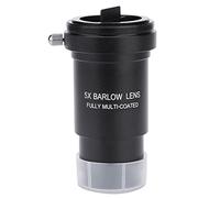 Taidda Aluminium Alloy Barlow Lens, 1.25" 5x Multi-Coated, 31.7mm, Manual Focus, Tripod Mount, Beginner, All Ages, Astronomers, Astrophotographers with DSLR or SLR Cameras