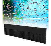 Taidda Aquarium Weir Comb Efficiently Prevents Overflow for Fish Tank Aquarium, Acrylic Material, Black, 8.9x2x1.6in, Suitable for Overflow Box