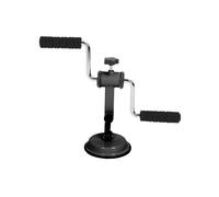 Taidda Arm Bike for Physical Exercise Strong Suction Arm Trainer Adjustable Drag Levels for Home Fitness Compact and Portable for Various Scenarios (Black)