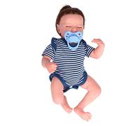 Taidda Baby Doll, Doll 12inch White Boy with Closed Eyes and Cloth For Girls Silica Gel Silicone For Alzheimer's Well-being Levi (levi 12inch white boy with eyes closed)