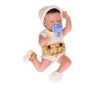 Taidda Baby Doll, Doll 12inch White Boy with Closed Eyes and Cloth For Girls Silica Gel Silicone For Alzheimer's Well-being Levi (levi 12inch eyes closed and full glue white girl)
