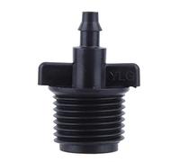 Taidda Barb Tubing Adapter Set 1/2" for Drip Irrigation Capillary Tubing Hose, Great for Garden Patio Greenhouse Swimming Pool Mist Cooling, Pack of 10