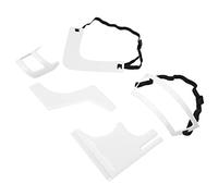 Taidda Beard Styling Template Set High-grade Plastic Beard Trimming Tools for Men Hairline Grooming Shaper Kit for Travel White 5PCS