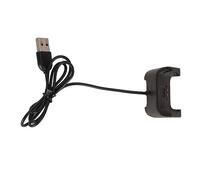 Taidda Bip Youth A1608 Portable Black Smartwatch Charger Dock Stand Cradle for USB Charging 5V 300mA, ABS TPE Material for Safe Charging, Suitable for Various Scenarios