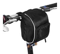 Taidda Black Bike Frame Bag with Plenty of Pockets for Easy Storage, Arrow Storage Case Installation for Various, Reflective Stripe Design for Safer Night Riding, Suitable for Daily Use and Repair