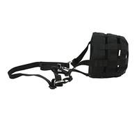 Taidda Black Horse Grazing Muzzle with Large Holes Easy Breathe Anti Biting Muzzles for Equestrian, Made of Soft Material, Suitable for Health-conscious Horse Owners