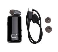 Taidda Bluetooth Headset ABS Retractable Wireless Earpiece Bluetooth 5.4 200 Hour Standby Digital Display Clip On Design for Driving Business Calls and Daily Commute (Grey)