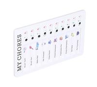 Taidda Chore Chart Memo Boards Portable PVC Kids Chore Chart Detachable Message Board for Home Office Outing Dormitory (My Chores)