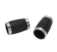 Taidda Clarinet Tuning Tube Durable Metal Plastic Pitch Pipe B Flat Instrument Accessory Part for Musicians 2Pcs