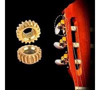 Taidda Classical Guitar String Tuning Peg Tuner Machine Head Gear 4mm Iron Hex for Fast Guitar Tuning, Sturdy and Durable for Music Enthusiasts 6/Pcs