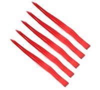 Taidda Colored Straight Hair Extension Clamp/Holder for Easy Comb 5pcs Clamp/Holder in Hairpiece for Party Cosplay, 21.65in Hairpiece for Women (Red)
