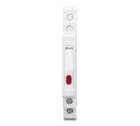 Taidda Din Rail LED Indicator Light Compact JD9-H1D for AC DC Circuit Control System for Telecommunications Electrical Lines (Red)