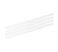 Taidda Dollhouse Delicate Decorative White Skirting Boards for 1:12 Doll House, Birch Material, 4Pcs for Dollhouse Accessories, for Doll Player, Room Box (Right Angle)