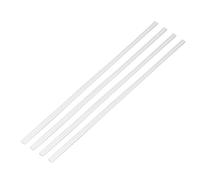 Taidda Dollhouse Delicate Decorative White Skirting Boards for 1:12 Doll House, Birch Material, 4Pcs for Dollhouse Accessories, for Doll Player, Room Box (Single Edge)
